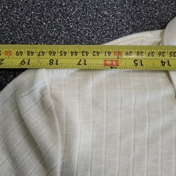 Paisley & Gray Men's Polo Shirt Knit Size L Slim Fit Cream Preppy Golf - Picture 6 of 8